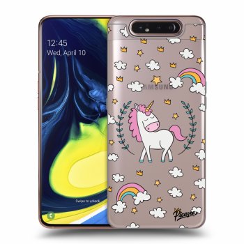 Ovitek za Samsung Galaxy A80 A805F - Unicorn star heaven