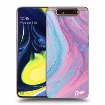 Ovitek za Samsung Galaxy A80 A805F - Pink liquid