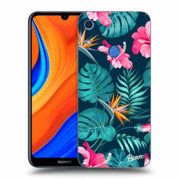 Ovitek za Huawei Y6S - Pink Monstera