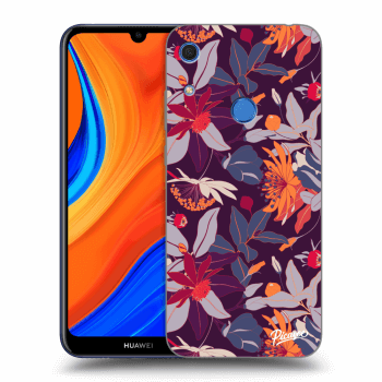 Ovitek za Huawei Y6S - Purple Leaf