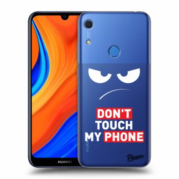 Ovitek za Huawei Y6S - Angry Eyes - Transparent