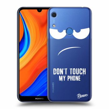 Picasee silikonski prozorni ovitek za Huawei Y6S - Don't Touch My Phone