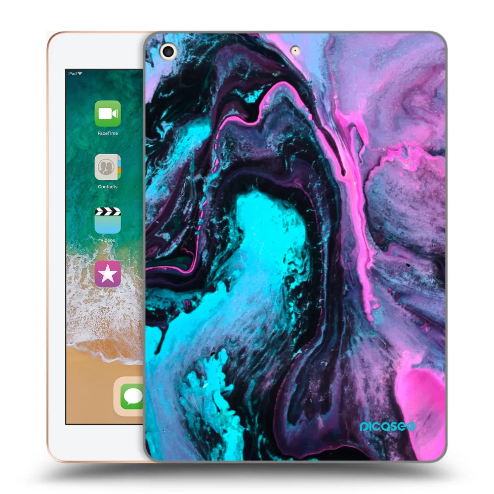 Picasee silikonski prozorni ovitek za Apple iPad 9.7" 2018 (6. gen) - Lean 2