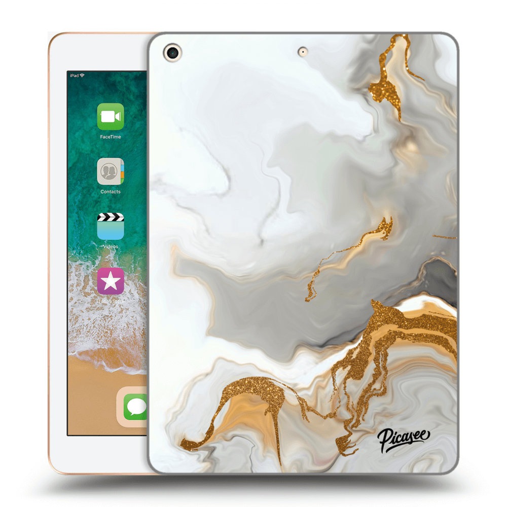 Picasee silikonski prozorni ovitek za Apple iPad 9.7" 2018 (6. gen) - Her