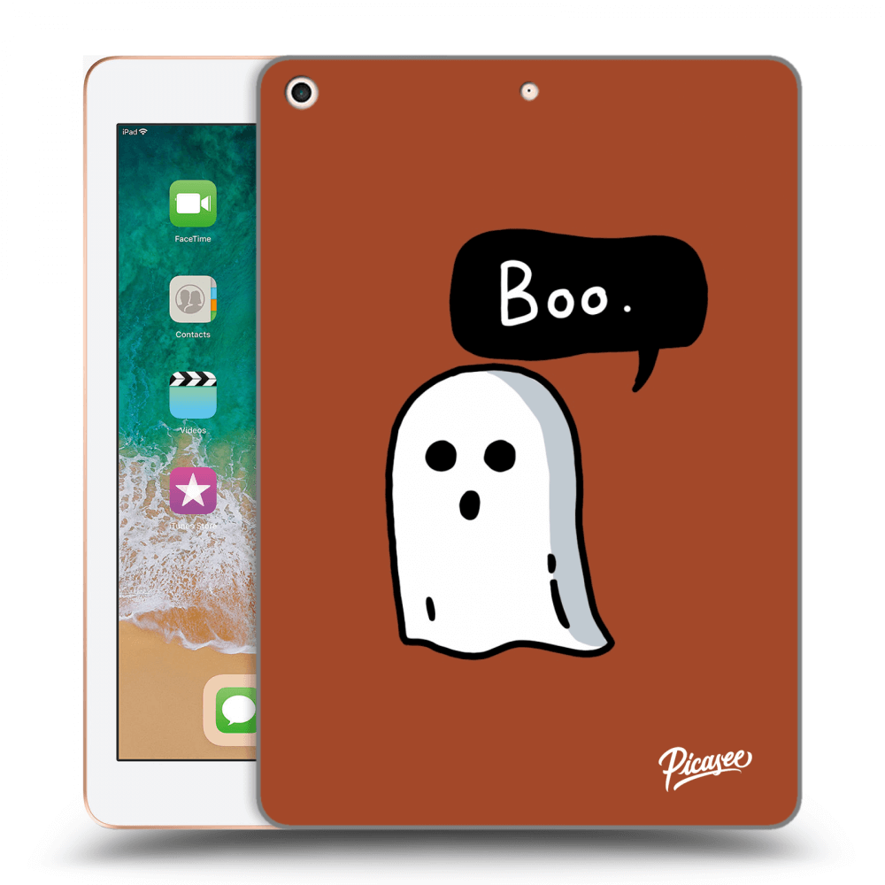 Picasee silikonski prozorni ovitek za Apple iPad 9.7" 2018 (6. gen) - Boo