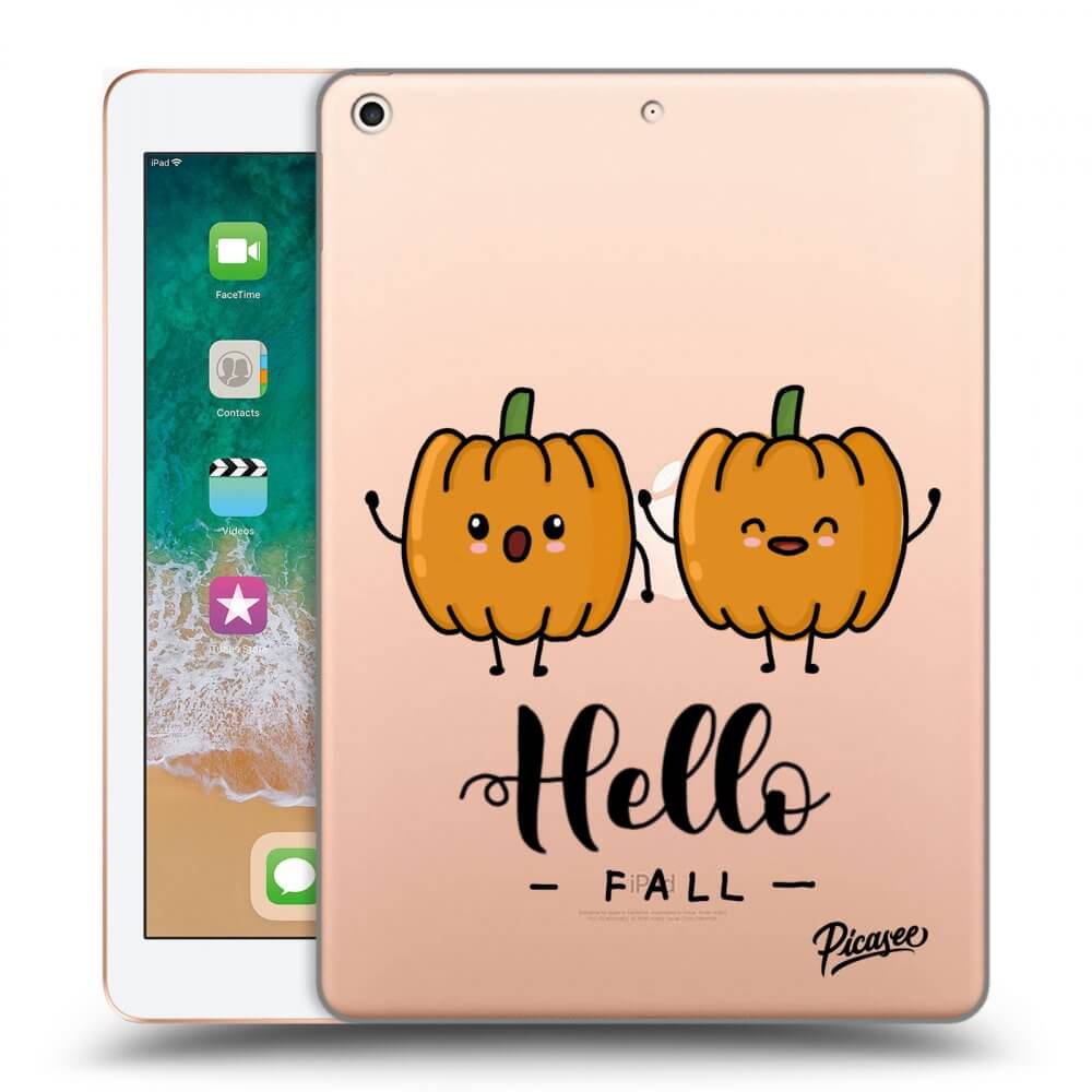 Picasee silikonski prozorni ovitek za Apple iPad 9.7" 2018 (6. gen) - Hallo Fall