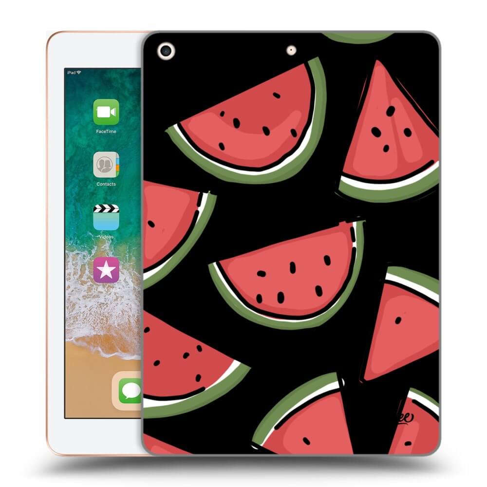 Picasee silikonski črni ovitek za Apple iPad 9.7" 2018 (6. gen) - Melone