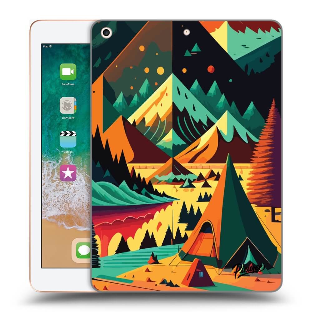Picasee silikonski črni ovitek za Apple iPad 9.7" 2018 (6. gen) - Colorado