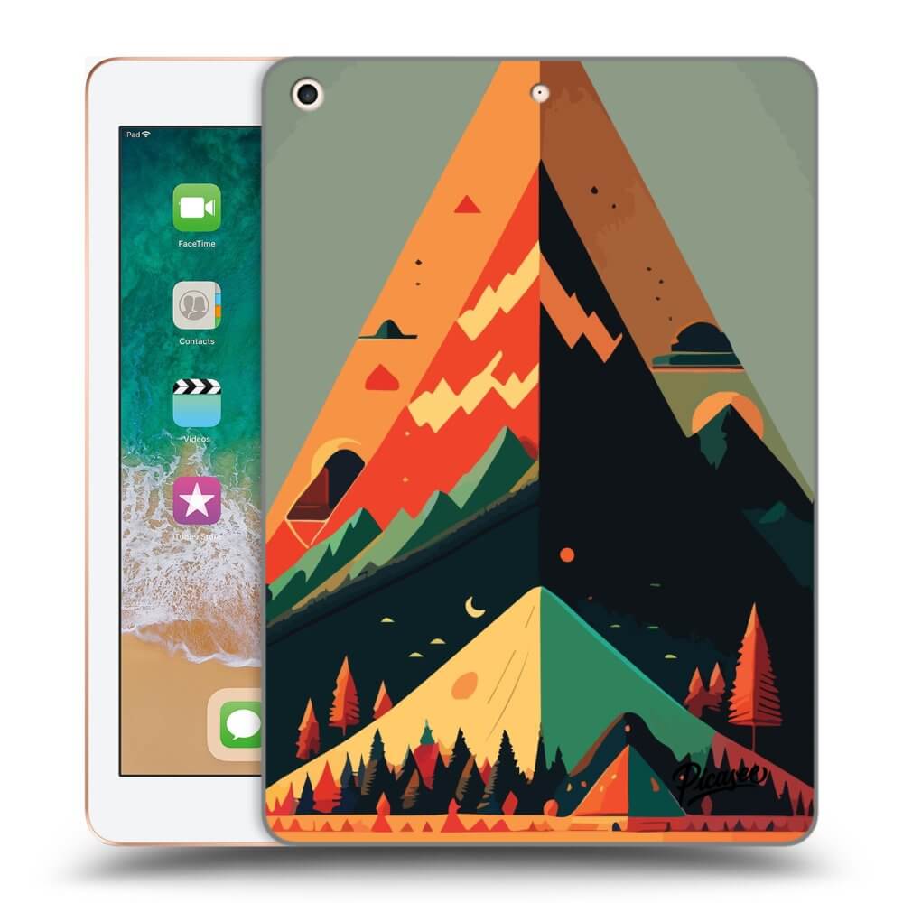 Picasee silikonski črni ovitek za Apple iPad 9.7" 2018 (6. gen) - Oregon