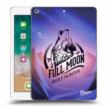 Picasee silikonski prozorni ovitek za Apple iPad 9.7" 2018 (6. gen) - Wolf