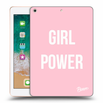 Picasee silikonski prozorni ovitek za Apple iPad 9.7" 2018 (6. gen) - Girl power