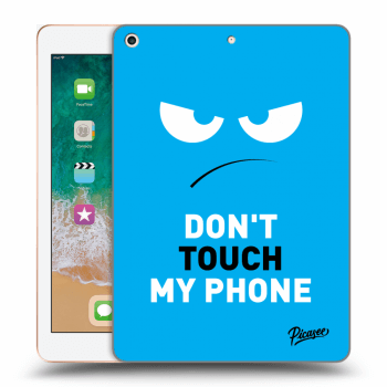 Ovitek za Apple iPad 9.7" 2018 (6. gen) - Angry Eyes - Blue