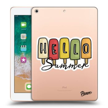 Picasee silikonski prozorni ovitek za Apple iPad 9.7" 2018 (6. gen) - Ice Cream