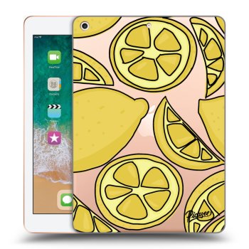 Picasee silikonski prozorni ovitek za Apple iPad 9.7" 2018 (6. gen) - Lemon