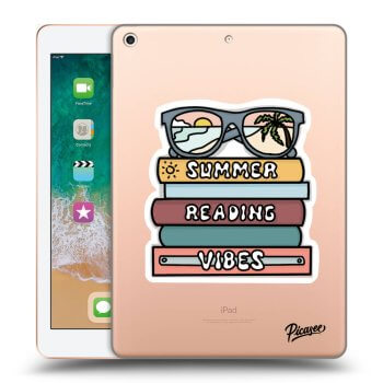 Picasee silikonski prozorni ovitek za Apple iPad 9.7" 2018 (6. gen) - Summer reading vibes