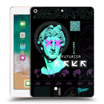 Picasee silikonski črni ovitek za Apple iPad 9.7" 2018 (6. gen) - RETRO