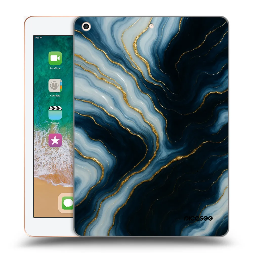 Picasee silikonski prozorni ovitek za Apple iPad 9.7" 2018 (6. gen) - Luna