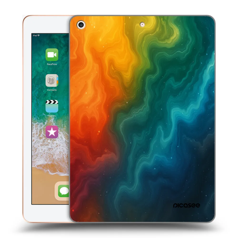 Picasee silikonski prozorni ovitek za Apple iPad 9.7" 2018 (6. gen) - Solar