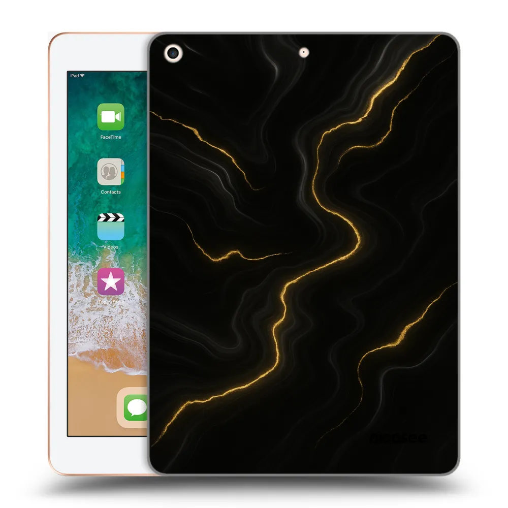 Picasee silikonski prozorni ovitek za Apple iPad 9.7" 2018 (6. gen) - Thunder