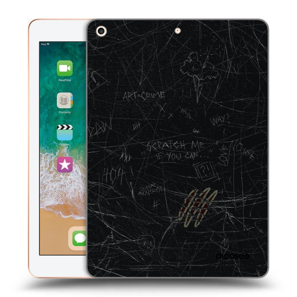 Picasee silikonski prozorni ovitek za Apple iPad 9.7" 2018 (6. gen) - SCRATCH