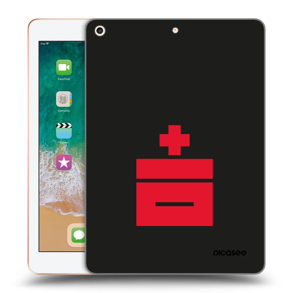 Picasee silikonski prozorni ovitek za Apple iPad 9.7" 2018 (6. gen) - Le Plastenciaga