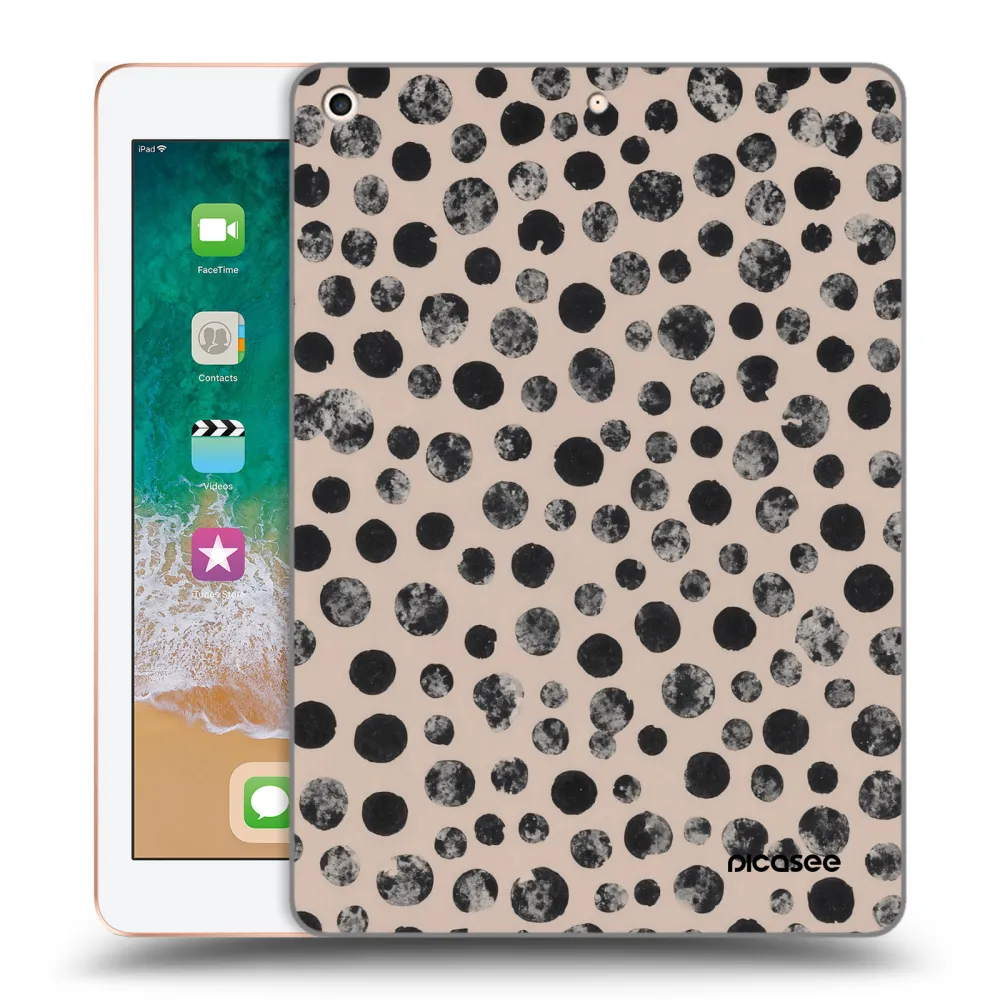 Picasee silikonski prozorni ovitek za Apple iPad 9.7" 2018 (6. gen) - Dots