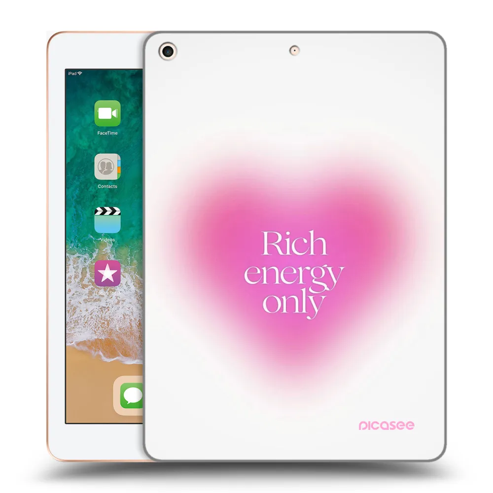 Picasee silikonski prozorni ovitek za Apple iPad 9.7" 2018 (6. gen) - Rich Energy