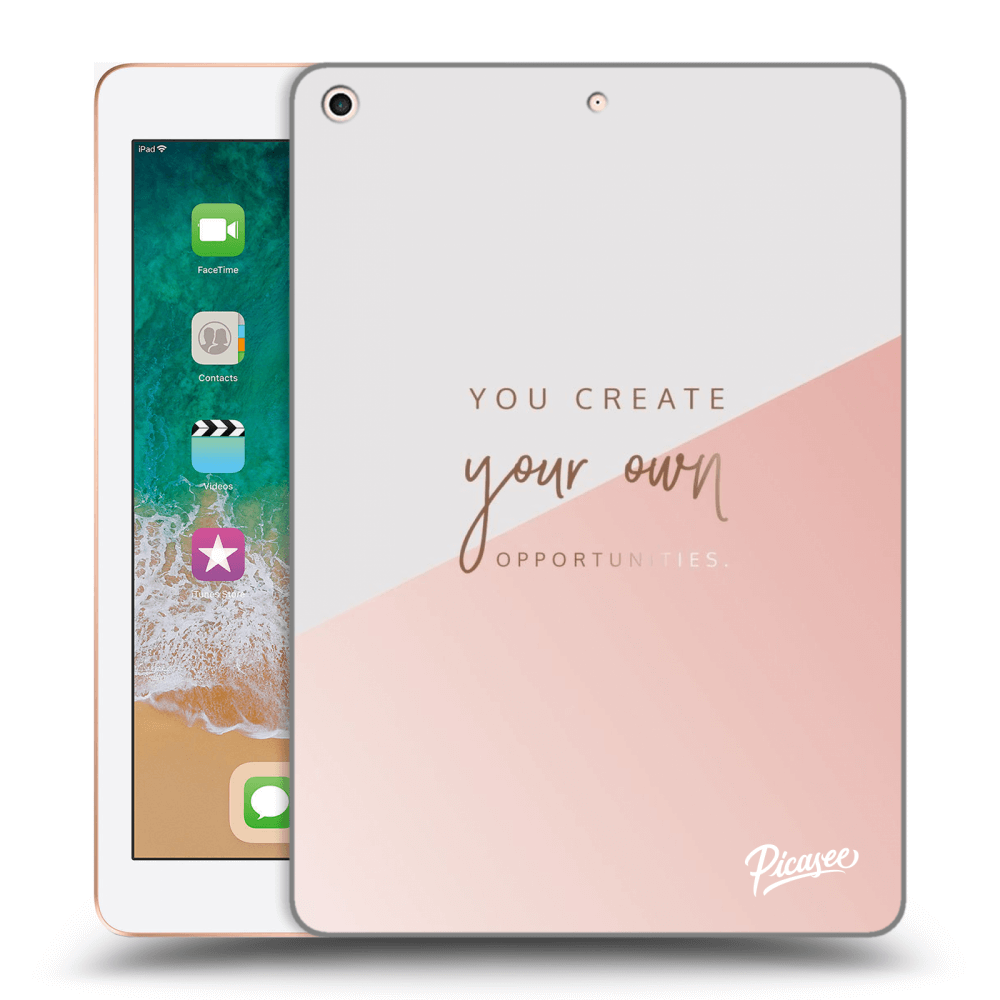 Picasee silikonski črni ovitek za Apple iPad 9.7" 2018 (6. gen) - You create your own opportunities