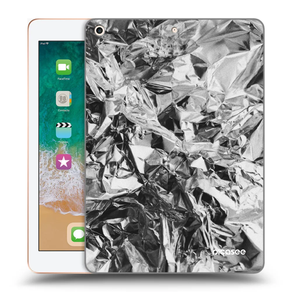 Picasee silikonski prozorni ovitek za Apple iPad 9.7" 2018 (6. gen) - Chrome