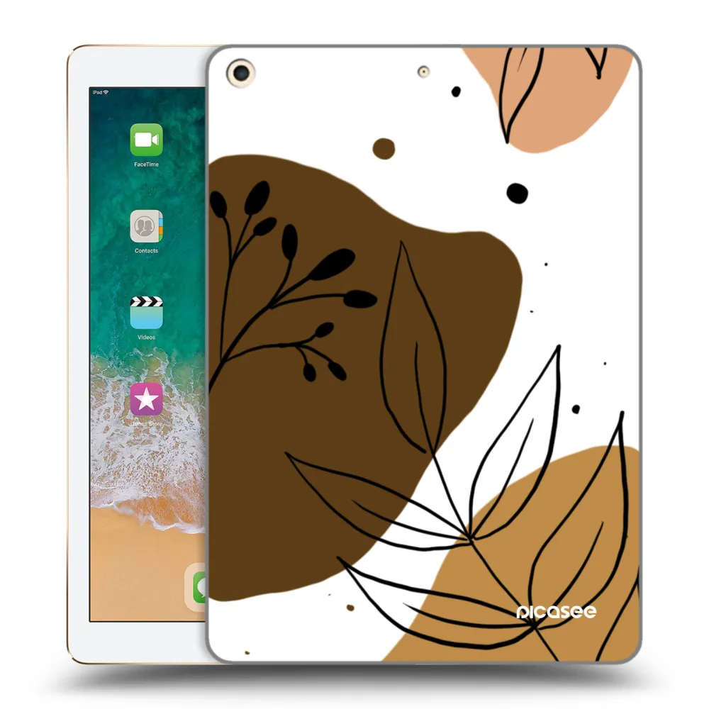 Picasee silikonski prozorni ovitek za Apple iPad 9.7" 2017 (5. gen) - Boho style