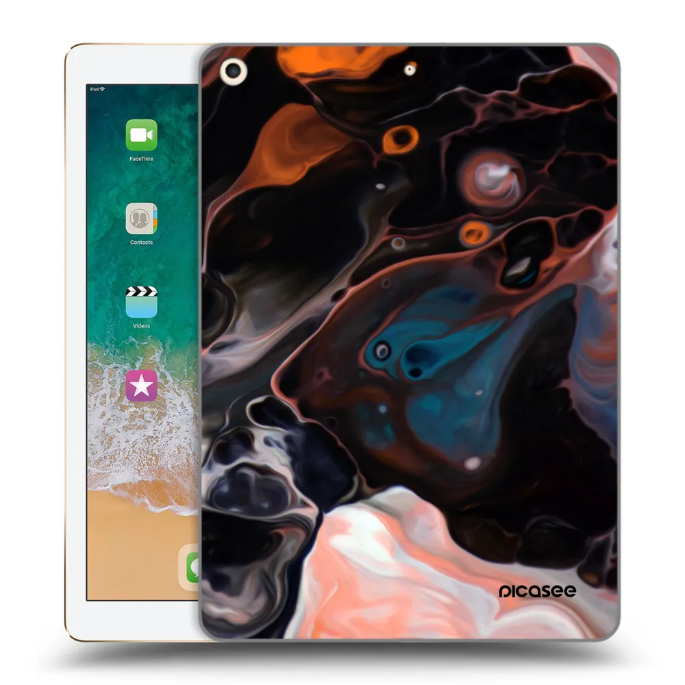 Picasee silikonski prozorni ovitek za Apple iPad 9.7" 2017 (5. gen) - Cream