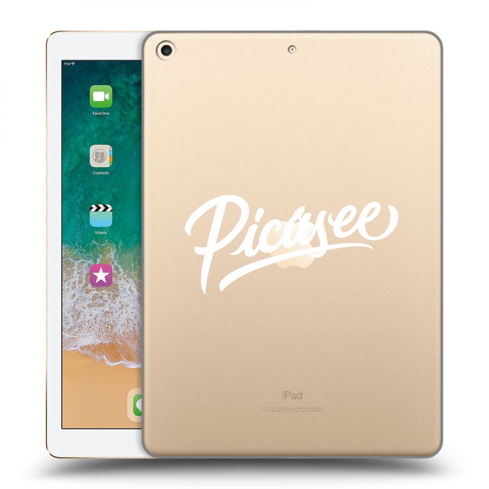 Picasee silikonski prozorni ovitek za Apple iPad 9.7" 2017 (5. gen) - Picasee - White