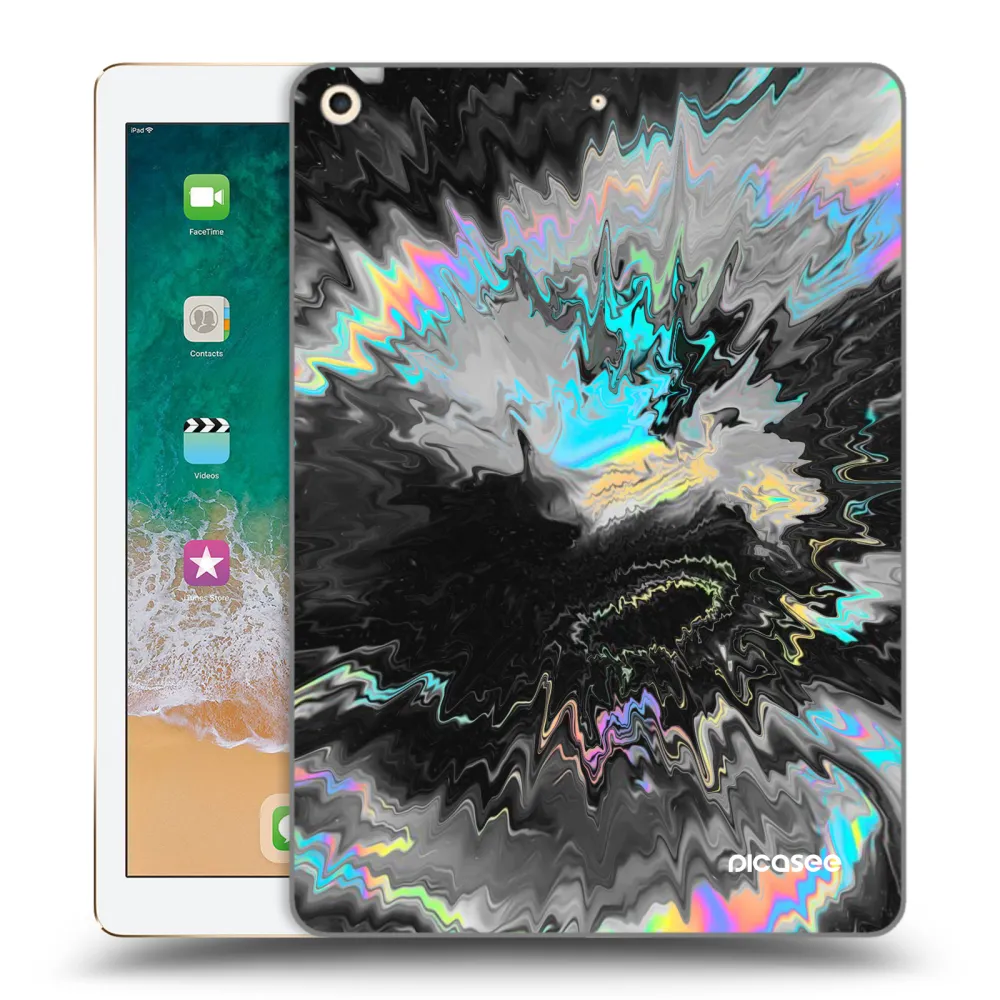 Picasee silikonski prozorni ovitek za Apple iPad 9.7" 2017 (5. gen) - Magnetic