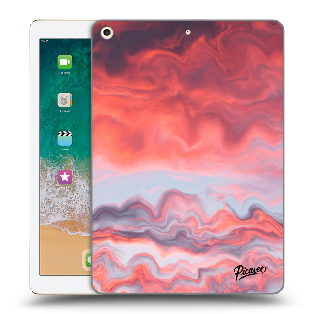 Picasee silikonski prozorni ovitek za Apple iPad 9.7" 2017 (5. gen) - Sunset
