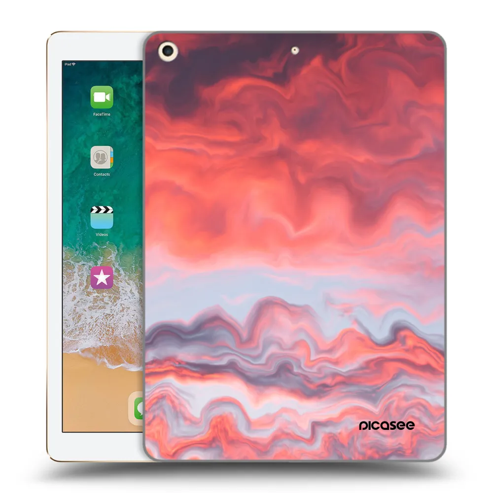 Picasee silikonski prozorni ovitek za Apple iPad 9.7" 2017 (5. gen) - Sunset