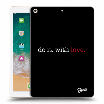 Picasee silikonski črni ovitek za Apple iPad 9.7" 2017 (5. gen) - Do it. With love.