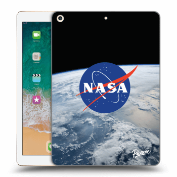 Picasee silikonski črni ovitek za Apple iPad 9.7" 2017 (5. gen) - Nasa Earth
