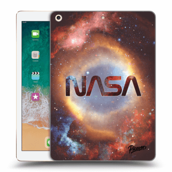 Picasee silikonski črni ovitek za Apple iPad 9.7" 2017 (5. gen) - Nebula