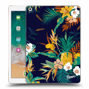 Picasee silikonski prozorni ovitek za Apple iPad 9.7" 2017 (5. gen) - Pineapple Color