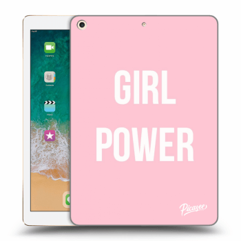 Picasee silikonski črni ovitek za Apple iPad 9.7" 2017 (5. gen) - Girl power