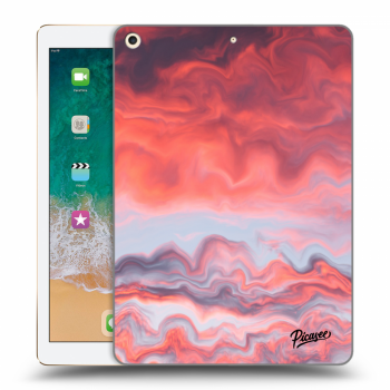 Picasee silikonski črni ovitek za Apple iPad 9.7" 2017 (5. gen) - Sunset