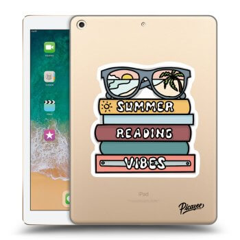 Picasee silikonski prozorni ovitek za Apple iPad 9.7" 2017 (5. gen) - Summer reading vibes