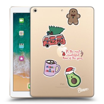 Ovitek za Apple iPad 9.7" 2017 (5. gen) - Christmas Stickers