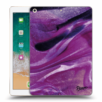 Ovitek za Apple iPad 9.7" 2017 (5. gen) - Purple glitter
