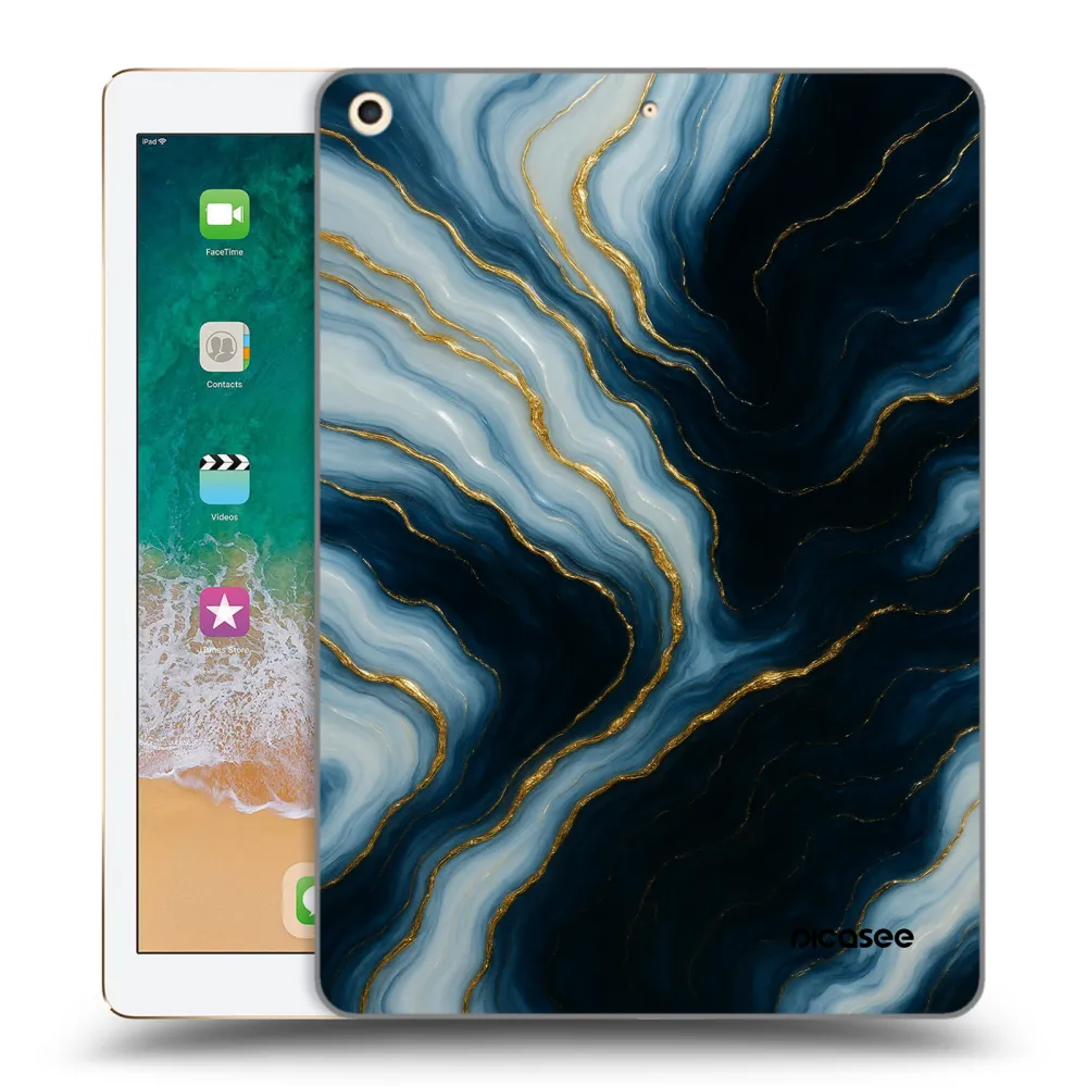 Picasee silikonski prozorni ovitek za Apple iPad 9.7" 2017 (5. gen) - Luna