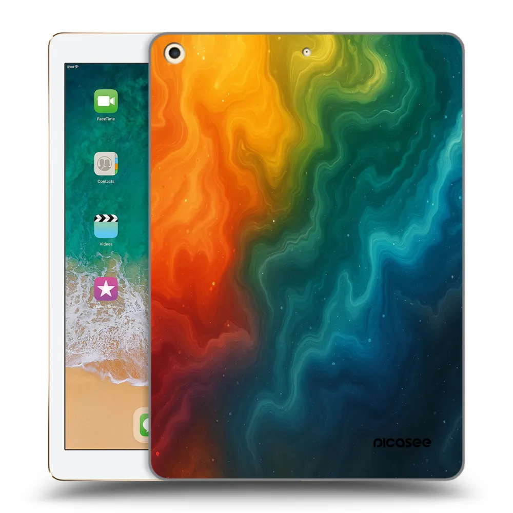 Picasee silikonski prozorni ovitek za Apple iPad 9.7" 2017 (5. gen) - Solar