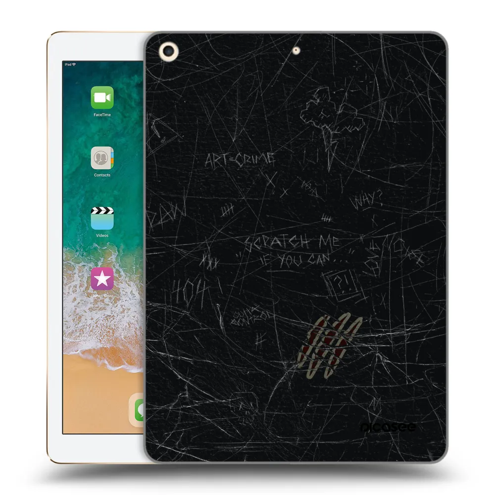 Picasee silikonski prozorni ovitek za Apple iPad 9.7" 2017 (5. gen) - SCRATCH