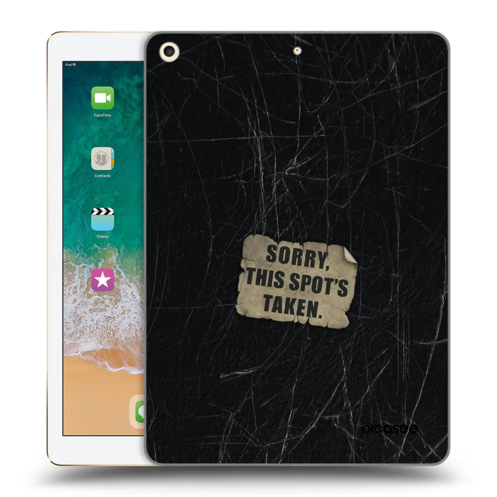 Picasee silikonski prozorni ovitek za Apple iPad 9.7" 2017 (5. gen) - SORRY