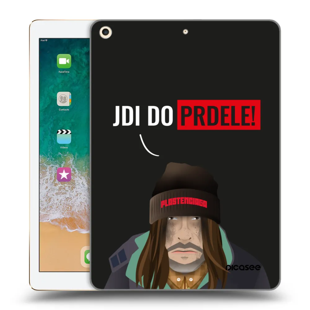 Picasee silikonski prozorni ovitek za Apple iPad 9.7" 2017 (5. gen) - Bezďák