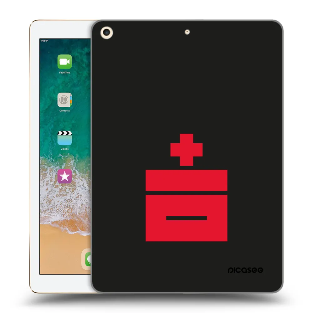 Picasee silikonski prozorni ovitek za Apple iPad 9.7" 2017 (5. gen) - Le Plastenciaga